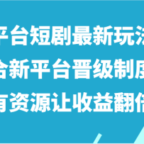 ȫƽ̨�̾������淨�������ƽ̨�����ƶȺͶ�����Դ�����淭����