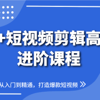 AI+����Ƶ�����߼����׿γ̣������ŵ���ͨ�����챬�����Ƶ