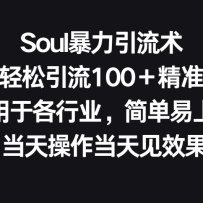 Soul������������һ����������100����׼�����������ڸ���ҵ���������֣�