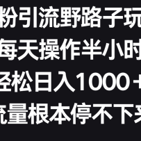 �з�����Ұ·���淨��ÿ�������Сʱ��������1000������������ͣ������