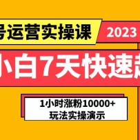 С��7�������ţ�dou+�����Ӫʵ�ٿΣ�ʵս1Сʱ�Ƿ�10000+�淨��ʾ