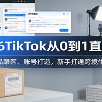 2026TikTok��0��1ֱ���Σ�ѡƷ�������˺Ŵ��죬���ִ�ͨ�羳����
