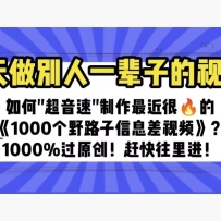 һ�������һ���ӵ���Ƶ ��������ܻ�ġ�1000��Ұ·����Ϣ�100%��ԭ��