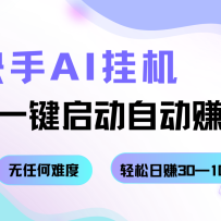 ����AI�һ���һ�������Զ�׬Ǯ ���κ��Ѷȣ�������׬30��100+