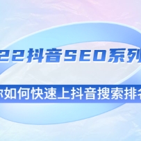 2022����SEOϵ�пγ̣�������ο����϶�������������һ