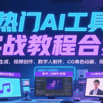 ����AI����ʵս�̳̺ϼ���AI�������ɡ���Ƶ������������������CG��ɫ������