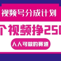 ��Ƶ�ŷֳ�һ����Ƶ��2500+��ȫ��ʵ��AI������Ƶ�̳����Բ���