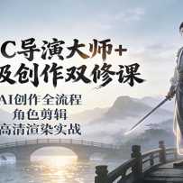 AIGC���ݴ�ʦ+��Ӱ������˫�޿Σ�AI����ȫ���̡���ɫ������������Ⱦʵս