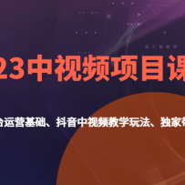 2023����Ƶ��Ŀ�γ̣���ý��ȫƽ̨��Ӫ��������������Ƶ��ѧ�淨�����Ҵ���