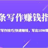 ͷ��д��׬Ǯָ�ϣ���תƽ̨/д������/����׬Ǯ��д��10W����׬��Ǯ������