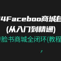 2024Faceboo �̳���Ȼ��(�����ŵ���ͨ)����ת�����̳�ȫ�ջ�(�̳�+����)